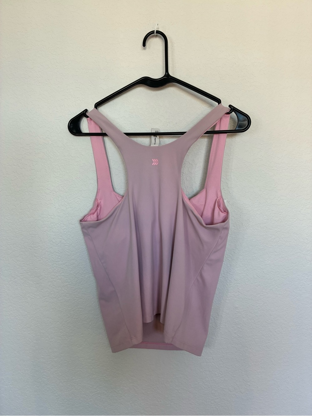 All In Motion Pink Racerback Athletic Tank Top Built-In Bra Large - Picture 3 of 6
